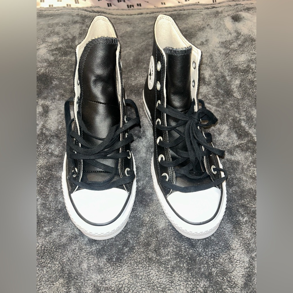 Converse Black and White High-Top Sneakers